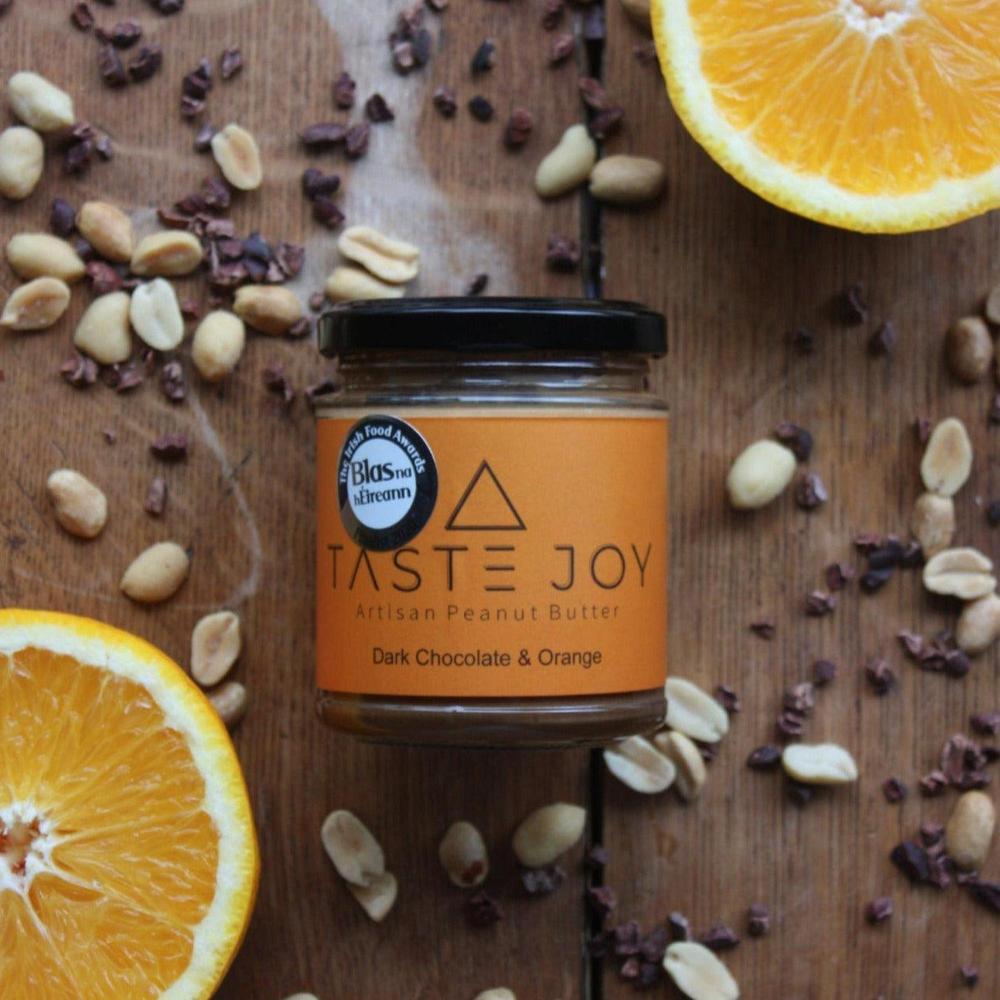 Taste Joy Double Roasted Dark Chocolate and Orange Peanut Butter (190g)-Taste Joy-Basalt and Oak